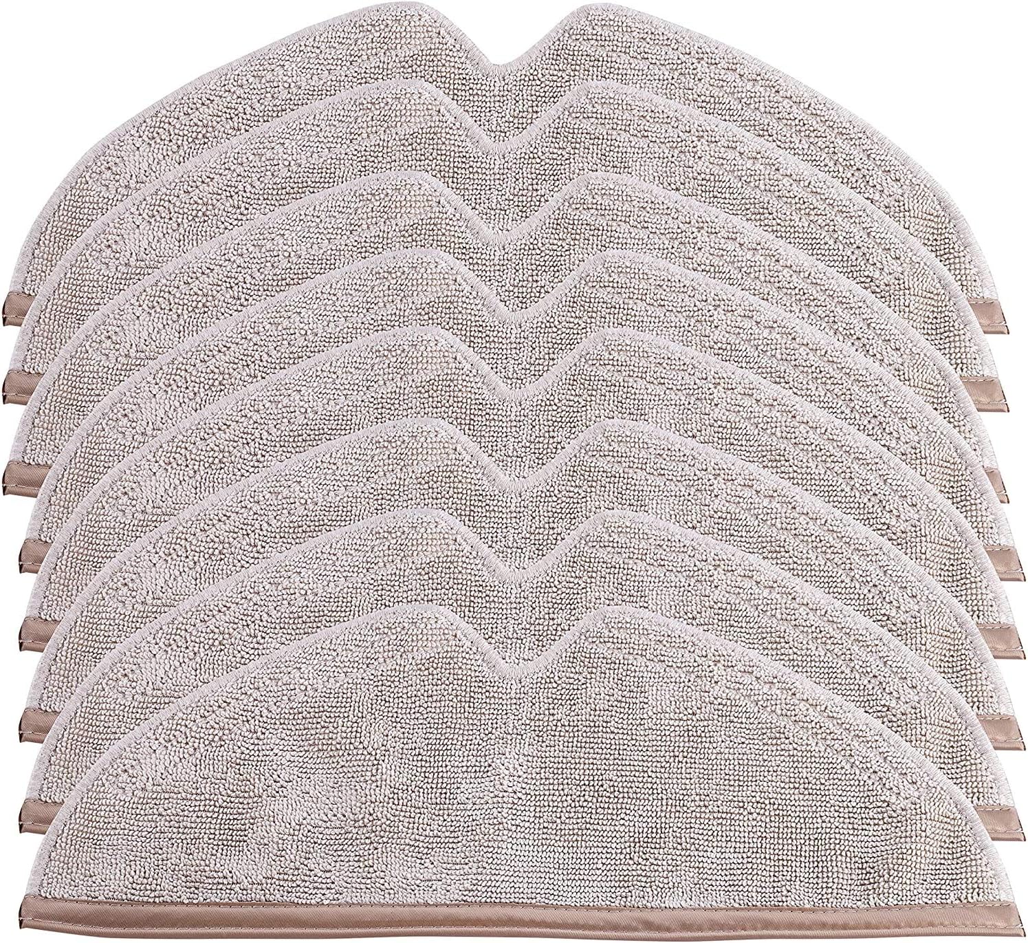 KEEPOW 6702M Microfiber Mop Cloth for Roborock 8 Pcs