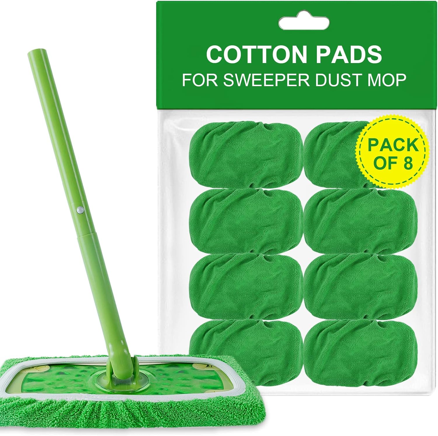 KEEPOW 5701M Panni riutilizzabili per Flash Speedmop Starter Kit 8 pz