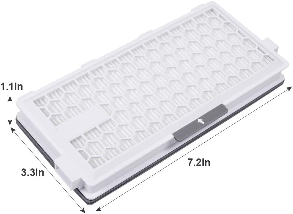 Keepow 3905F 2 filtri HEPA Airclean Plus 50 per Miele Complete C3 Powerline, S8340 Filtro aspirapolvere