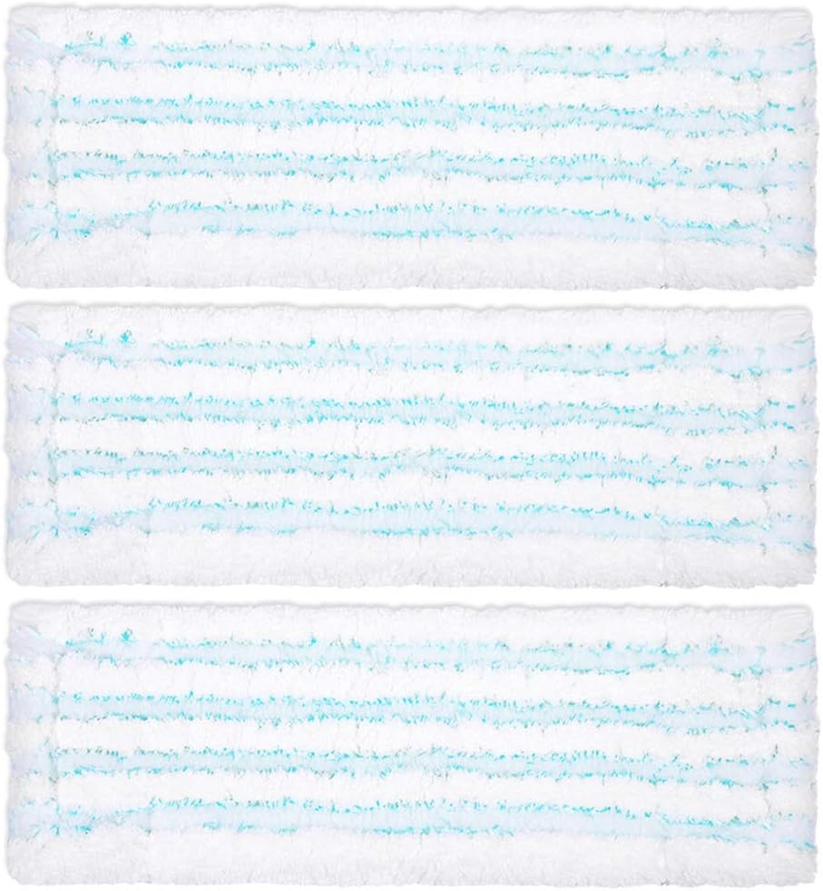 KEEPOW EasyMop 3 Replacement Mop Covers for Leifheit Profi XL Micro Duo & Cotton Plus Floor Mop Handles