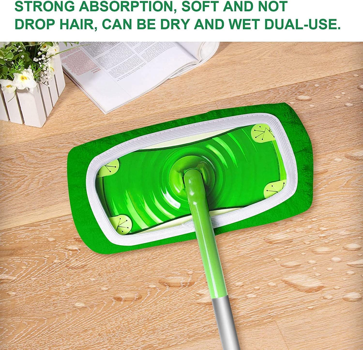 KEEPOW 5701M Panni riutilizzabili per Flash Speedmop Starter Kit 8 pz