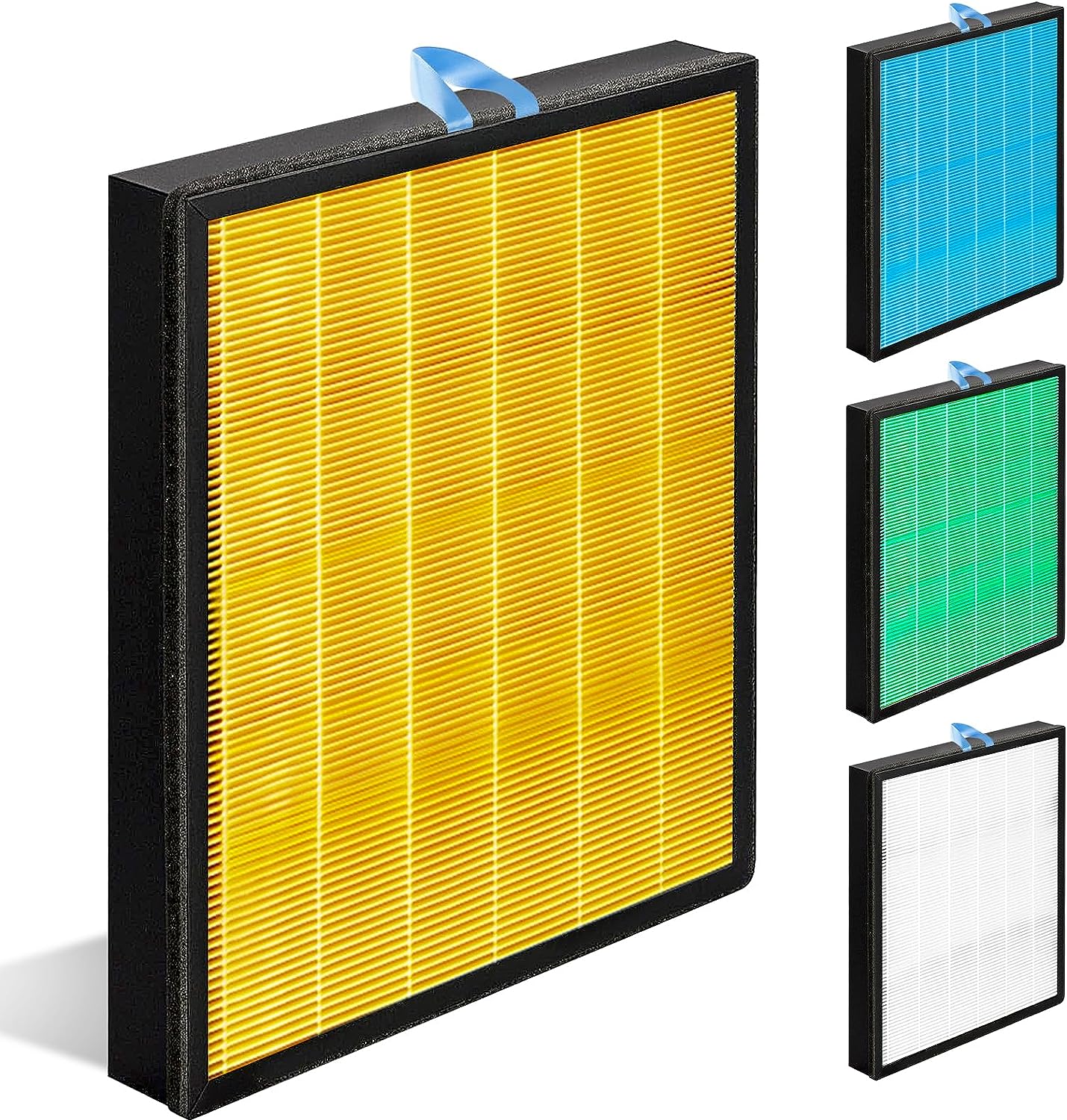 Keepow 3408F Air Filter for Vital 200S rf Smoke Remover Air Purifier Replacement Filters 3-in-1 H13 Ture HEPA and High-Efficiency Activated Carbon Filter Replace Part