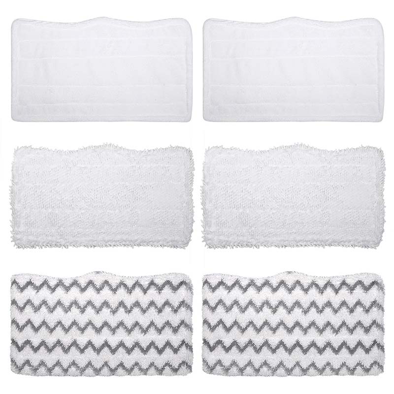 KEEPOW 5325M 6 PCS Steam Mop Replacement Pads for Shark