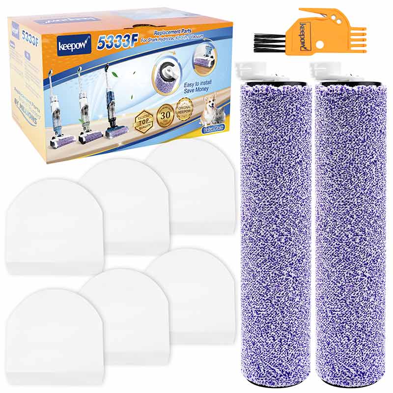 KEEPOW Replacement Parts Brush Roll & Filter for Hydrovac