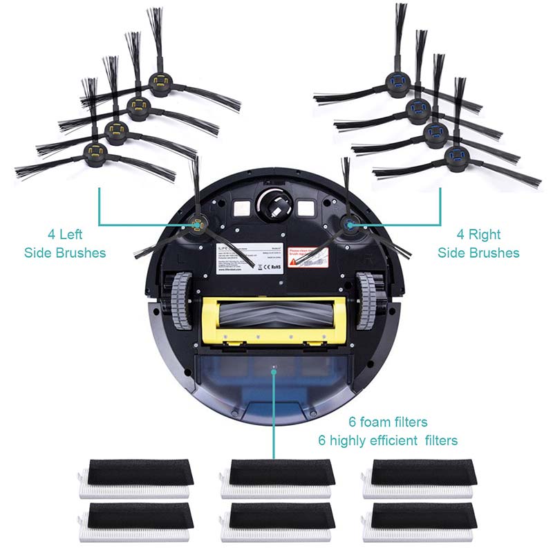 KEEPOW 2601R Vacuum Accessories Kit for Robotic A7 A9S
