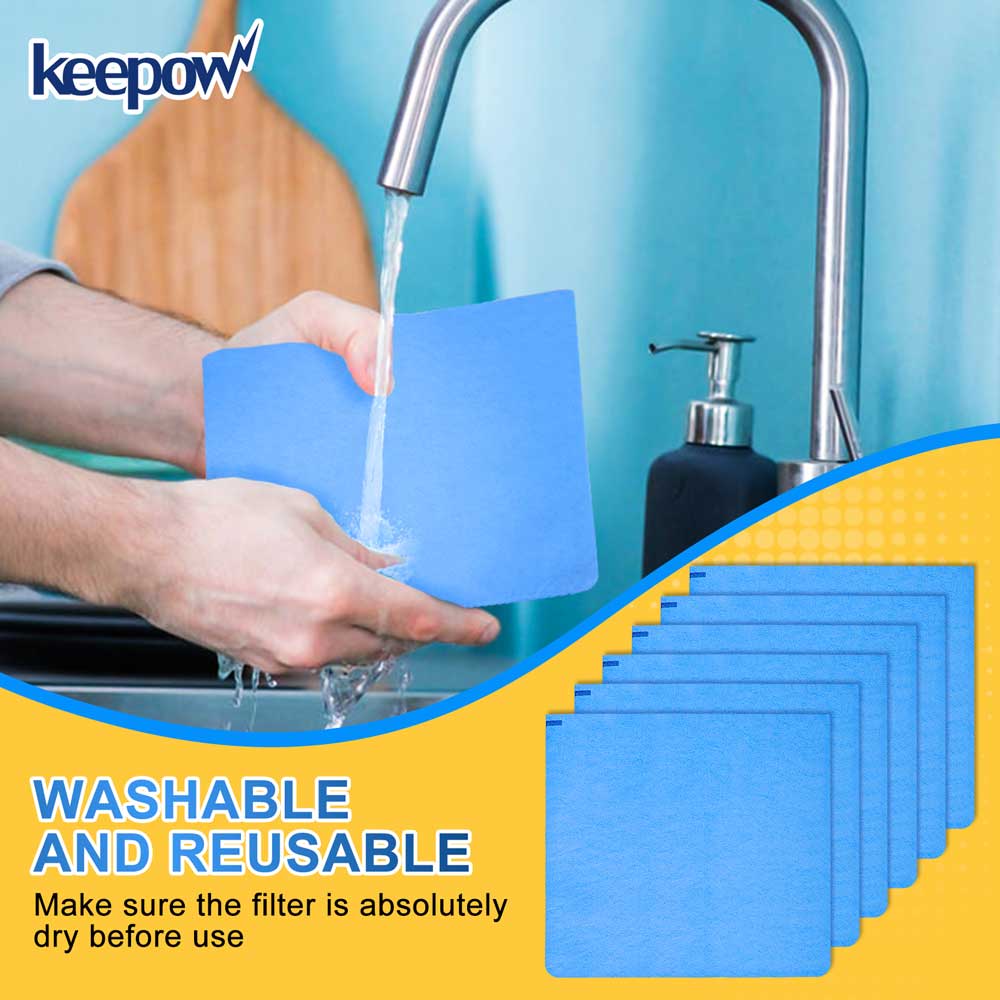 KEEPOW 5601D Shop Vac Filters for 1-5 Gallon Wet/Dry Vacuums