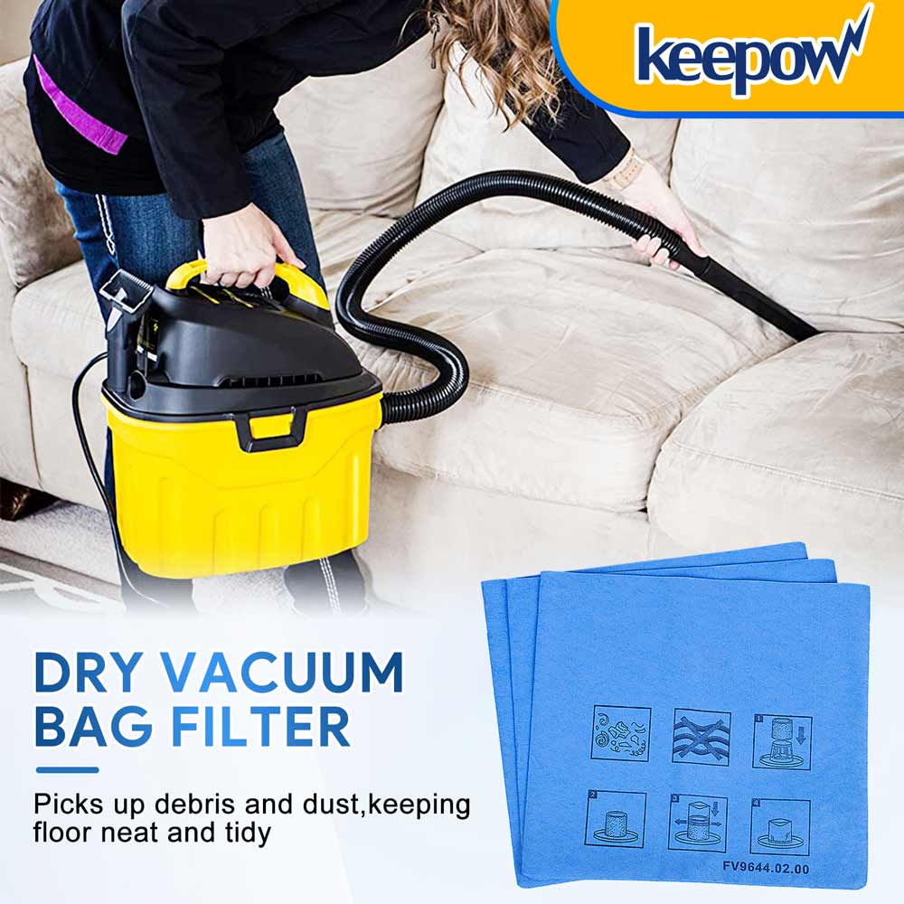 KEEPOW 5601D Shop Vac Filters for 1-5 Gallon Wet/Dry Vacuums