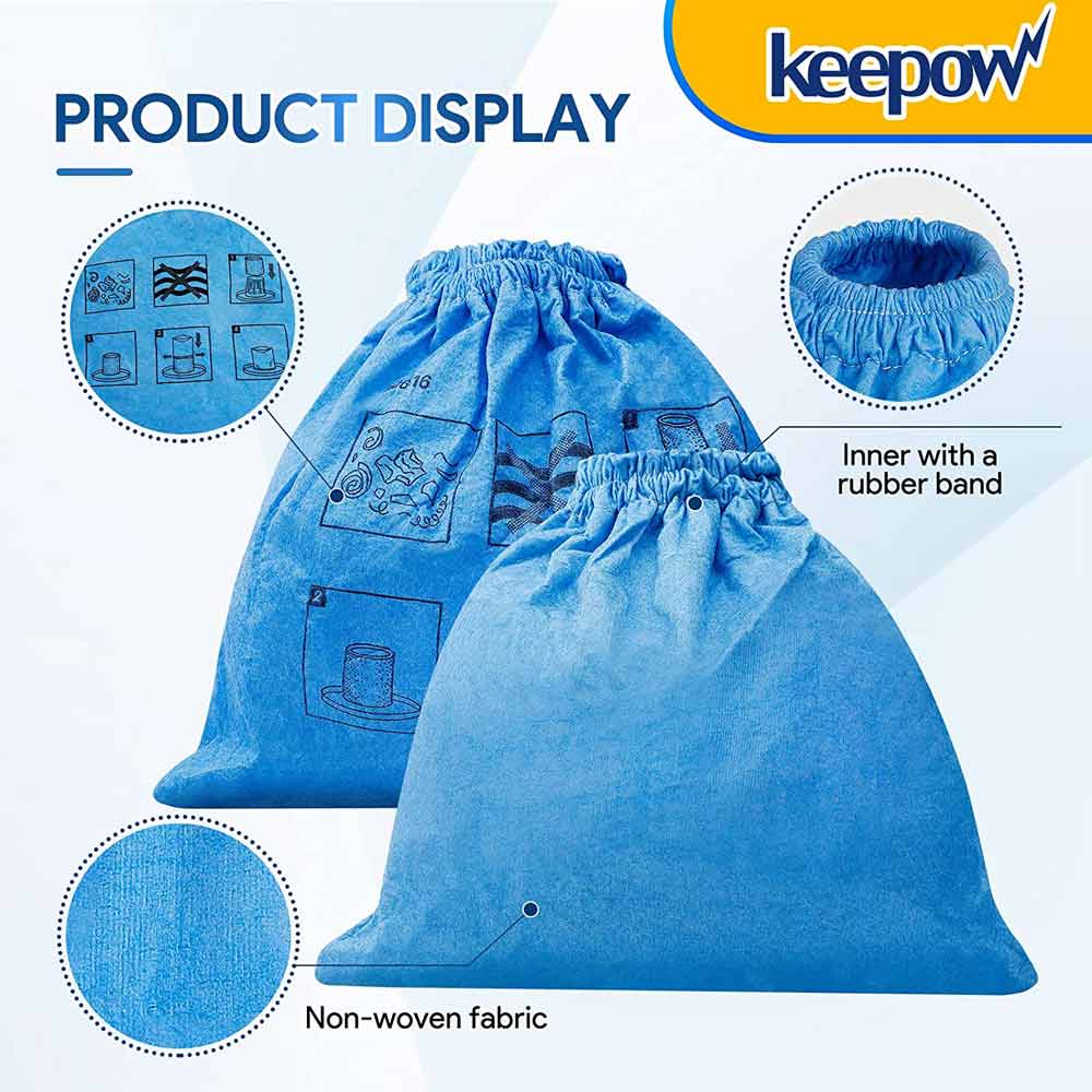 KEEPOW 6202D Vacuum Filter Bags for Vacmaster 6 Pcs