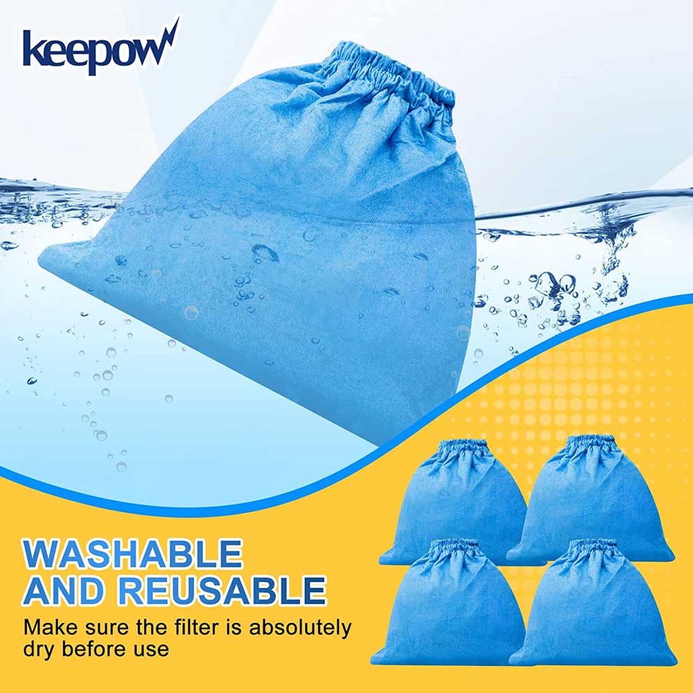 KEEPOW 6202D Vacuum Filter Bags for Vacmaster 6 Pcs