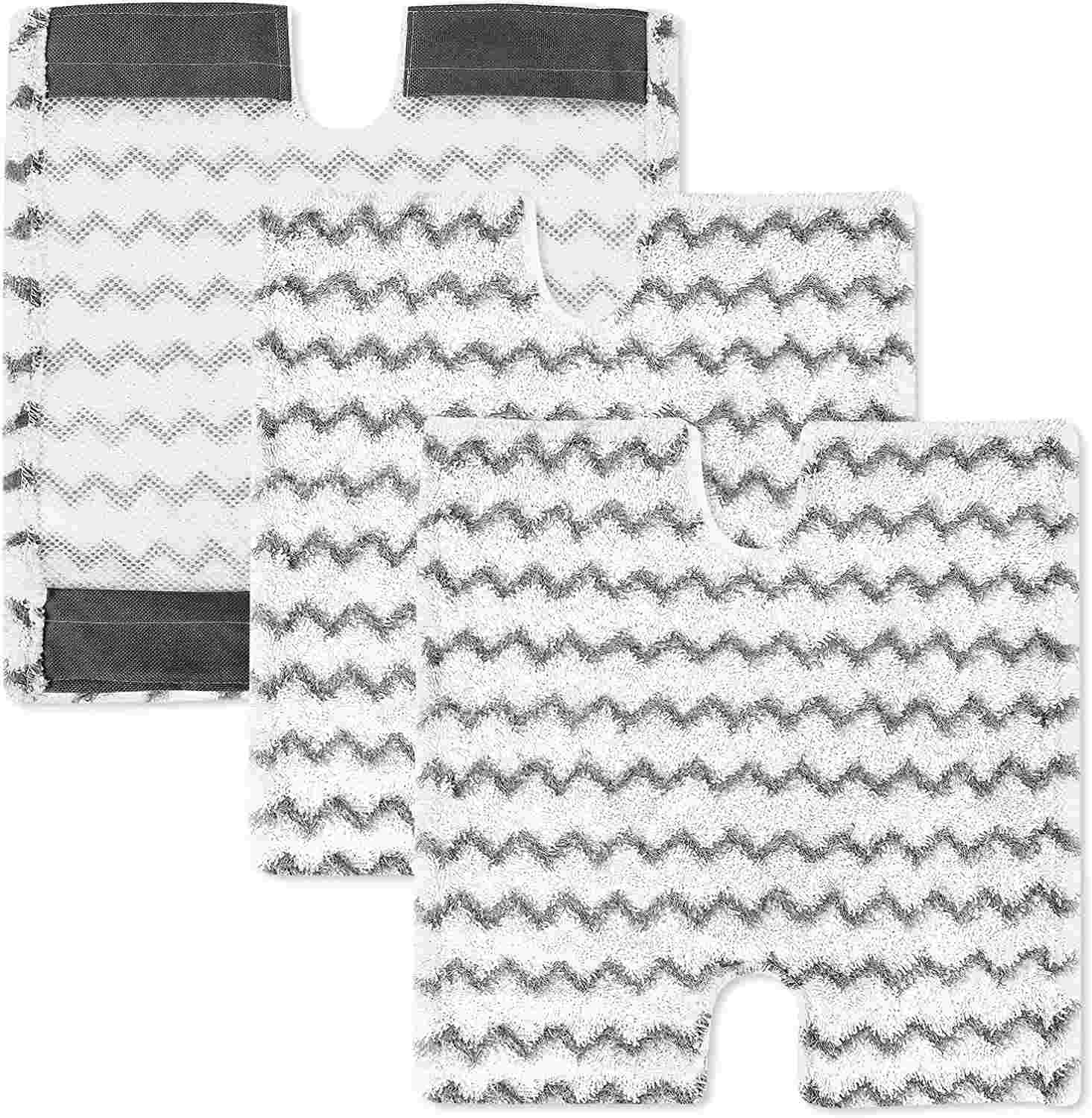 KEEPOW Steam Mop Pads Replacement for Shark 3-Pack