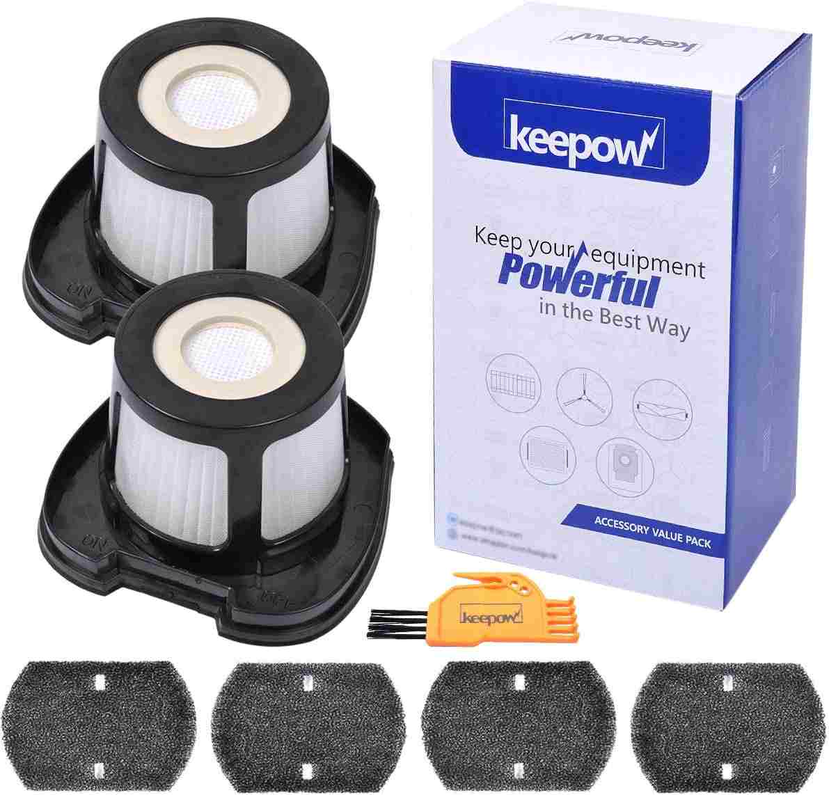 KEEPOW Vacuum Filter Replacement for Bissell Pet Hair Eraser Hand Vac