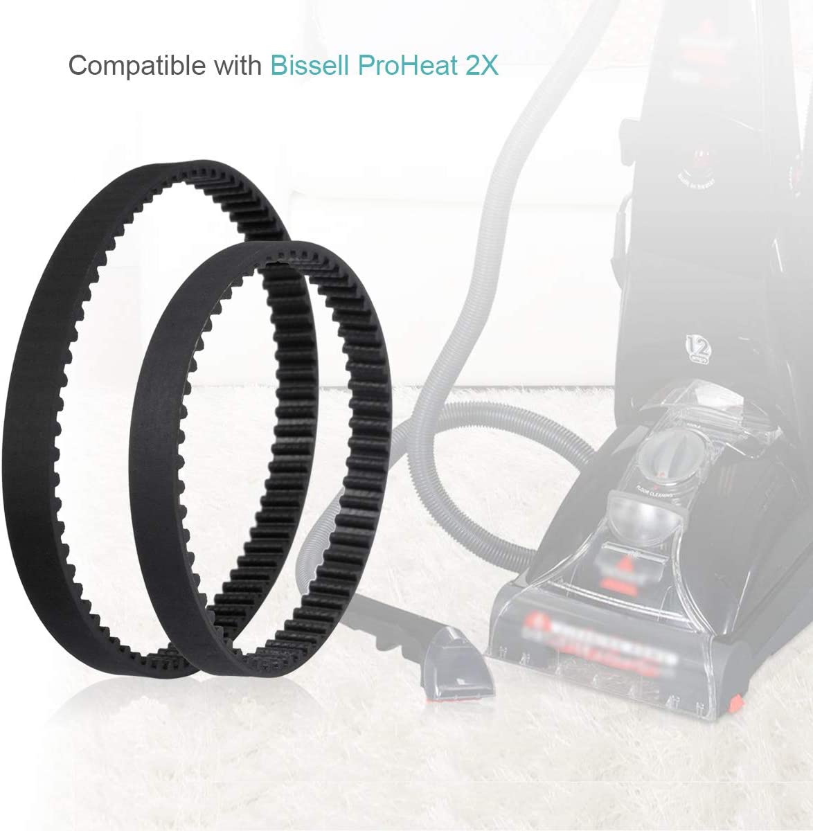 KEEPOW Replacement Belt Sets for Bissell ProHeat 2X