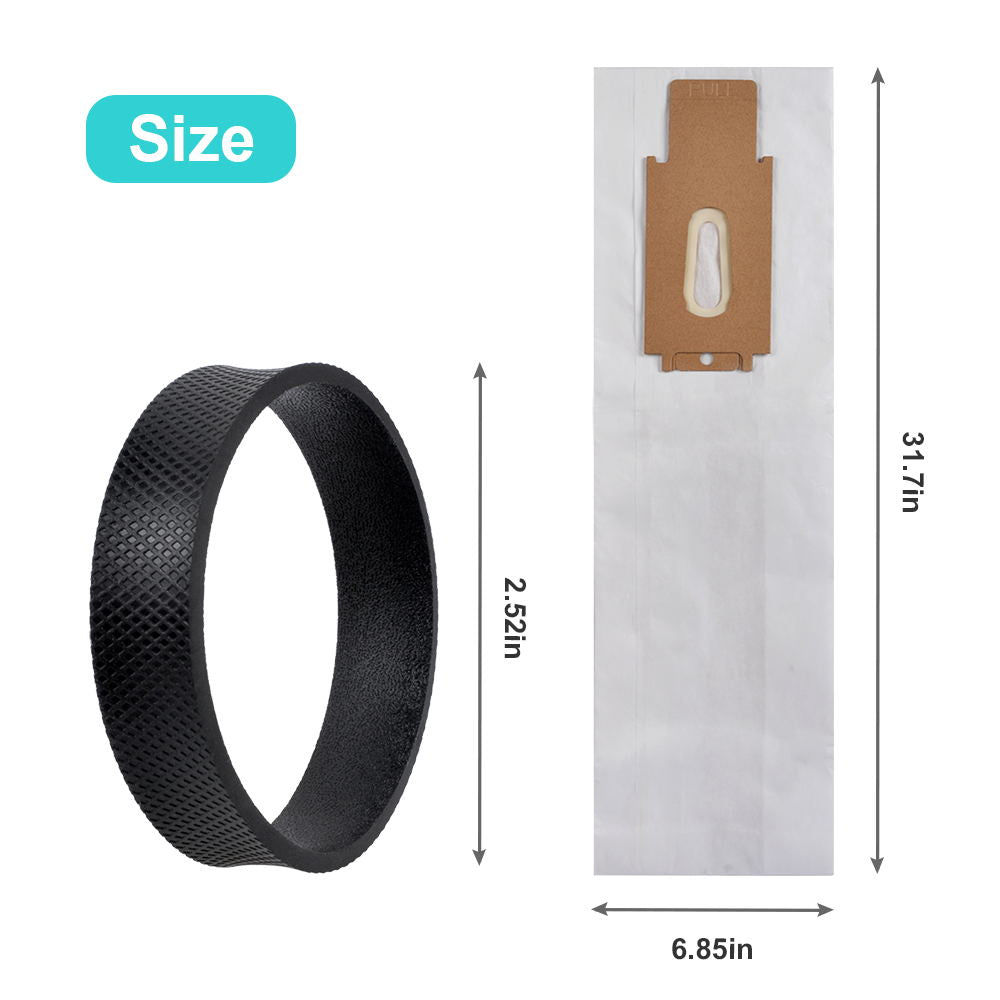 KEEPOW 4401D Vacuums Bags & Belts for Oreck XL Upright