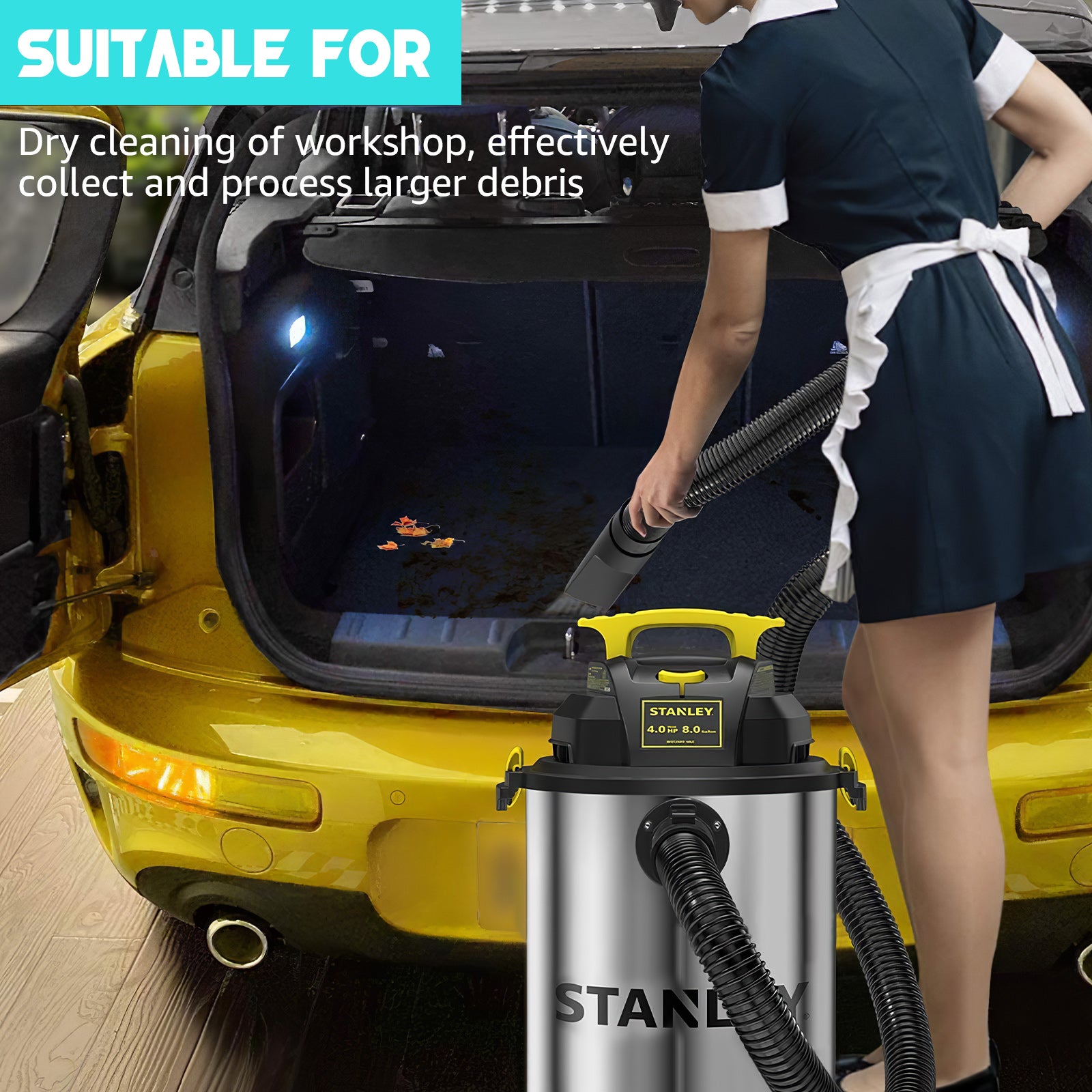 Stanley 4-5 Gallon Wet/Dry Vacuums Bags By Keepow, SL18129, SL18130, Part# 25-1230