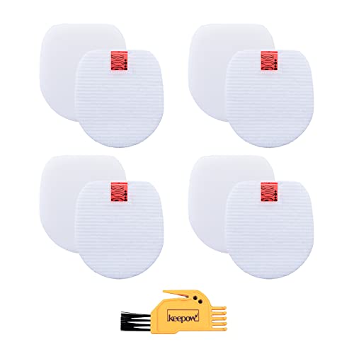 KEEPOW Sponge IZ201UK Filter Set Replacement for Shark IZ201UK, IZ201UKT, IZ201UKTSB, IZ251UK, IZ251UKT Cordless Stick Vacuum Cleaner,Vacuum Replacement Filter Parts