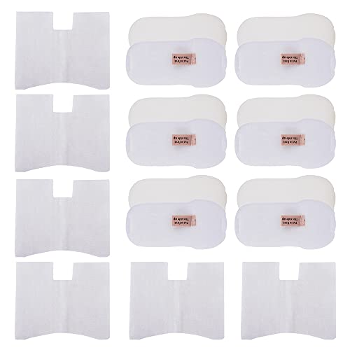 KEEPOW 6 Pack Filter Replacement for Shark HZ500UK HZ500UKT DuoClean Corded Stick Vacuum Cleaner, Foam Felt Filter Accessories for Shark Vacuum