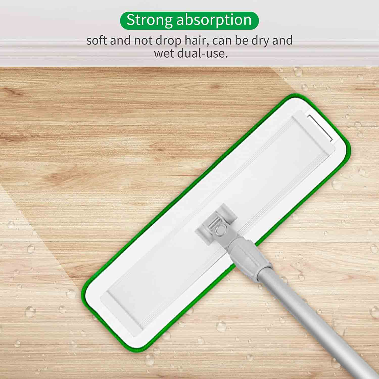 Keepow Reusable Washable Cleaning Refill for bona 6-Pack