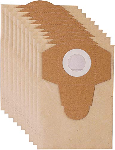 KEEPOW Lot de 10 sacs de collecte de saleté de 20 l pour aspirateurs Einhell Wet and Dry