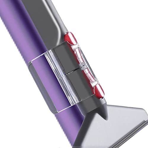 KEEPOW 1502V Clip di Fissaggio Supporto Accessori per Dyson V11, V10, V8, V7 Aspirapolvere, 2 Clip Trasparente 1 Spazzola 1 Chiave