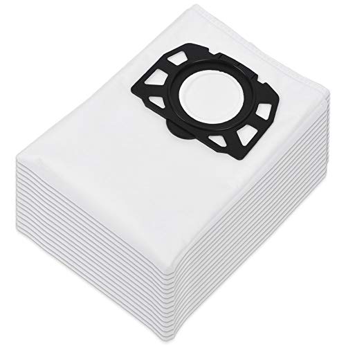 KEEPOW Lot de 15 sacs filtrants non tissés de rechange pour aspirateur Karcher WD4 WD5 WD5 / Premium / MV4 / MK5 / MV6