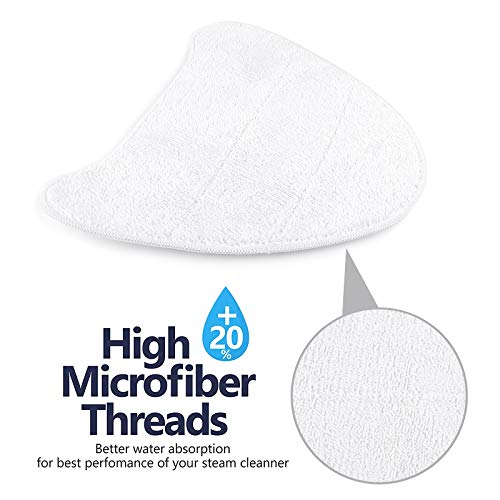 KEEPOW 6 Pack Replacement Triangle Pads for Vax Steam Cleaner Mops S86-SF-CC, S86-SF-C, S85-CM
