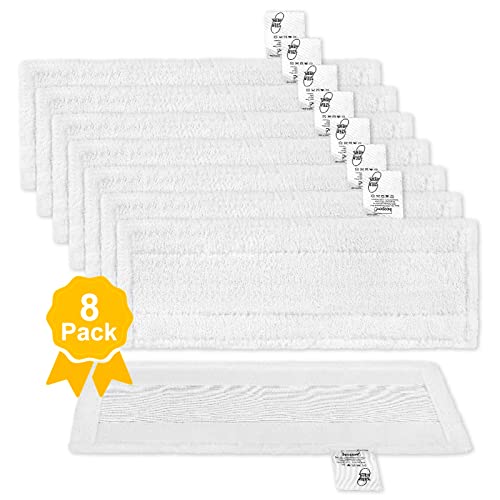 KEEPOW 8 PCS Bonnettes Microfibre pour Karcher SC1 SC2 SC3 SC4 SC5 Accessoires, Lingettes Remplacement pour Karcher Nettoyeur Vapeur Séries de SC Easy Fix