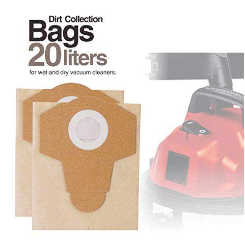 KEEPOW Lot de 10 sacs d'aspirateur pour aspirateur Einhell TC-VC 1820 s 20 l