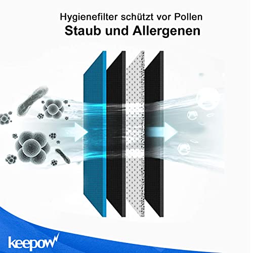 Keepow 0104F Filtro accessori per aspirapolvere AEG QX7 QX6 QX8-2, filtro di ricambio per AEG ASKW1 filtro con
