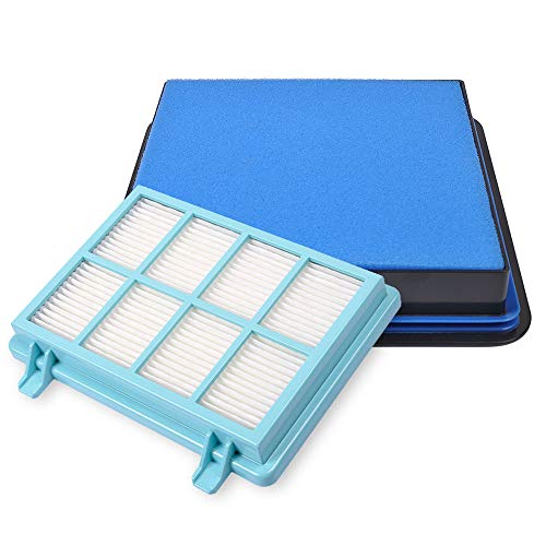 KEEPOW Allergy Filters for Philips PowerPro Active Replacement FC8010/01, Family Pack of 3 Set