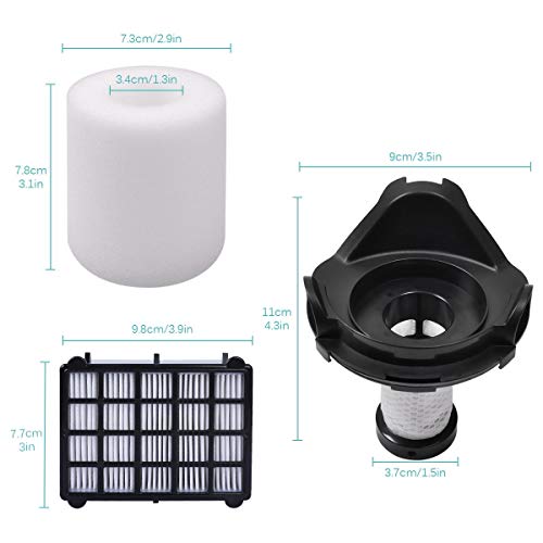 KEEPOW 5312F Filtri di ricambio compatibili con aspirapolvere Shark HV390UK HV390UKT con filo
