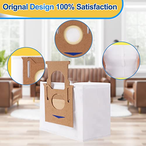 KEEPOW Lot de 5 sacs à poussière pour Ecovacs Deebot T9+ T9+ N8+ N8 Pro+ T8 T8+ T8 AIVI T8 AIVI+ DX93 DDX96 Yeedi K781+ Vac Aspirateur CH1918