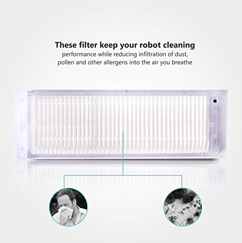KEEPOW 6701R 18 pezzi accessori per Xiaomi Mi Robot Vacuum Mop Pro pezzi di ricambio robot aspirapolvere robot