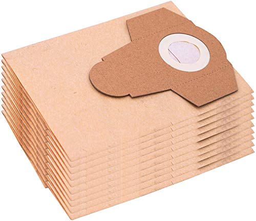 KEEPOW Lot de 10 sacs de collecte de saleté de 20 l pour aspirateurs Einhell Wet and Dry