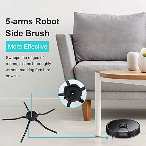 KEEPOW Lot de 21 pièces pour Roborock S5 Max, pièces de rechange également compatibles avec Roborock S6 MaxV, S6 Pure, S6, S5, S50, S55, E4