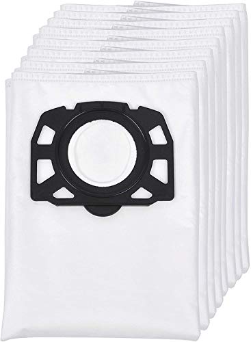 KEEPOW Lot de 8 sacs filtrants non tissés de rechange pour aspirateur Kärcher WD4 WD5 Premium MV4 MK5 MV6