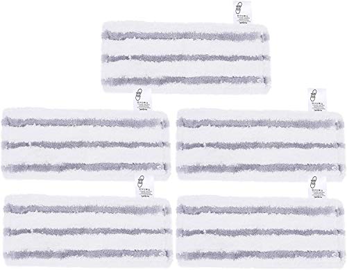 KEEPOW 2803M Set di 5 panni in microfibra per pulizia a vapore Karcher EasyFix SC2, SC3, SC4, SC5, con ugelli per pavimenti in microfibra, versione aggiornata
