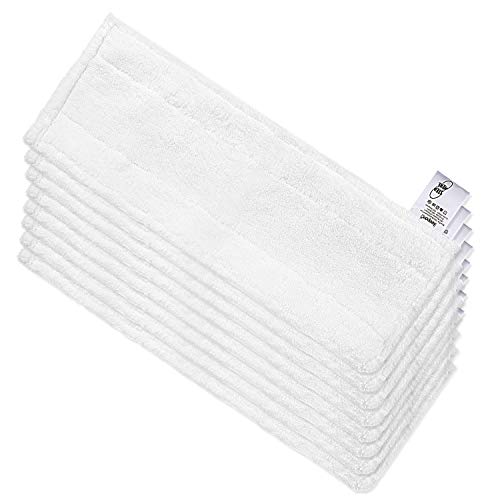 KEEPOW Lot de 8 chiffons en microfibre compatible avec nettoyeur vapeur Kärcher EasyFix SC 2, SC 3, SC 4, SC 5