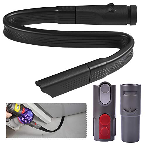 KEEPOW 1520V Bocchetta flessibile per bocchetta per aspirapolvere Dyson V15 V11 V10 V8 V7 V6 ricambio ugello piatto con 2 adattatori