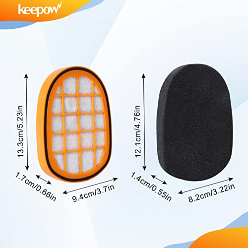 KEEPOW Lot de 3 filtres FC5005/01 pour aspirateur Philips SpeedPro Max Aqua Plus FC6826 XC7042 XC8045 XC8147 XC8347 Filtre de rechange Accessoires pour aspirateur Philips Speedpro Max