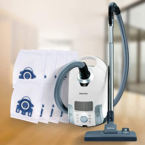 KEEPOW Sac Aspirateur pour Miele GN, Sac Aspirateur Miele Complete C3, Complete C2 et Classic C1, Hyclean 3D Efficiency Miele (10 Sacs + 6 Files)