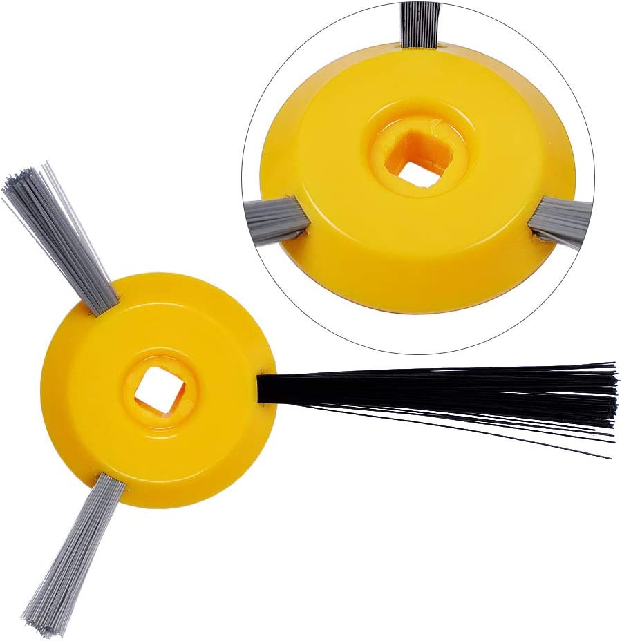6 Pack Side Brushes Replacement Parts for Shark ION Robot R85 RV750 RV720 S87 RV850 RV851WV Vacuum by keepow