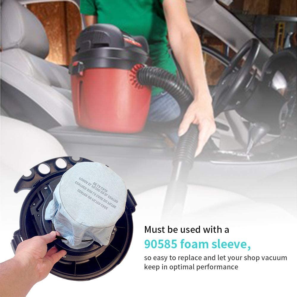KEEPOW 5405D Reusable Dry Vacuum Filters for Vacmaster 6 Pcs