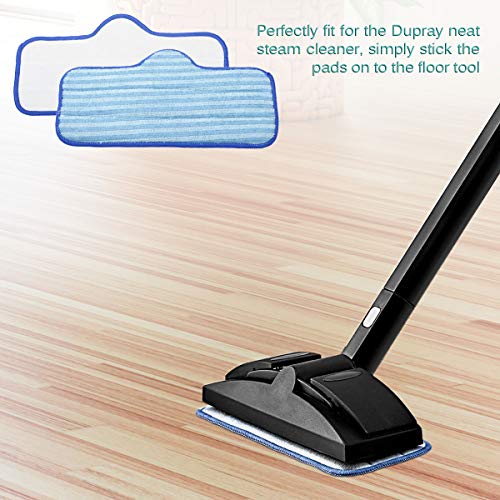 KEEPOW 6 Pack Compatible with Dupray Neat Steam Cleaner Microfiber Pads
