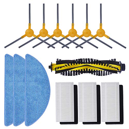 KEEPOW Lot de 13 pièces de Rechange compatibles Tesvor X500, Tesvor X500 Pro et X18-1