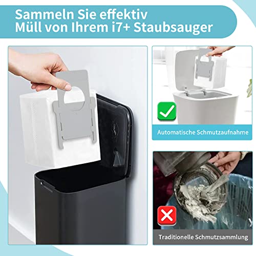 KEEPOW Lot de 10 pièces de rechange Roomba pour iRobot Roomba i7 i7+/i7Plus E5E6E7 Roomba Sacs d'aspirateur Kit d'accessoires de rechange pour iRobot Roomba i7 Pièce de rechange pour aspirateur