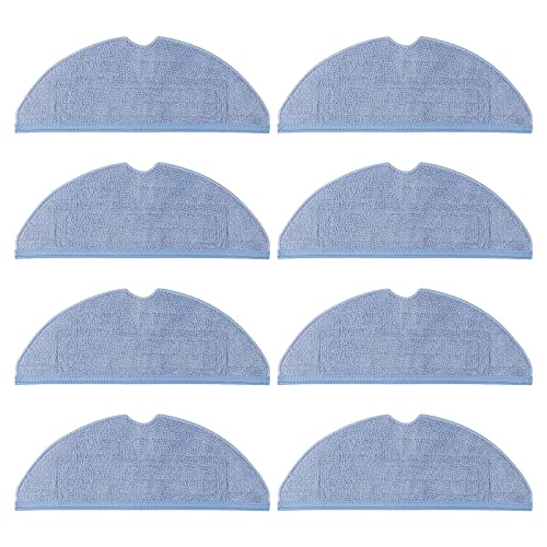 KEEPOW 8 Wischtücher für Roborock S8/ S7/ S7 Maxv Ultra/ S7 Pro Ultra/ S7 MaxV/ S7 MaxV Plus Wischroboter, Zubehör für Roborock S8/S7 Serie, Waschbar Ersatzteile