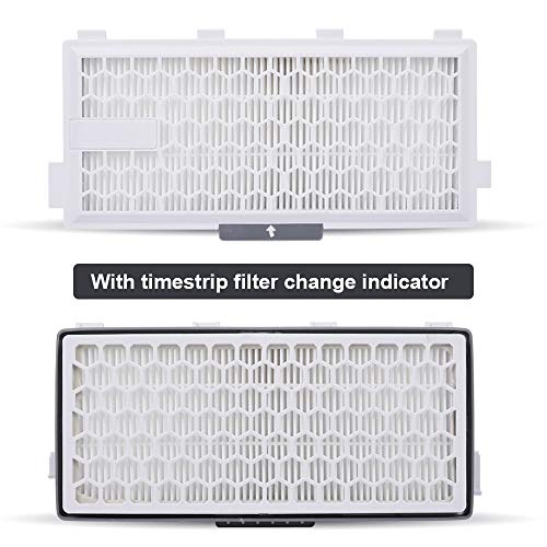 2 HEPA Airclean Plus 50 Filters für Miele Complete C3 Powerline, S8340 Staubsaugerfilter - Air Clean SF-HA 50 für Complete C2 C3 Compact C1 C2-2 Pack Staubsauger Ersatzteile Zubehör von KEEPOW