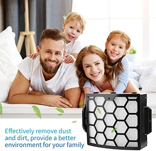 KEEPOW Replacement for Shark NV602UK Filters, Compatible with Shark NV602UK NV702UK Upright Vacuum Cleaner, 2 HEPA Filters, 4 Foam & 4 Felt Filters