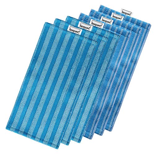 KEEPOW 3+3 Lingettes pour Philips XV1700/01, Microfibre Max Aqua, SpeedPro, PowerPro