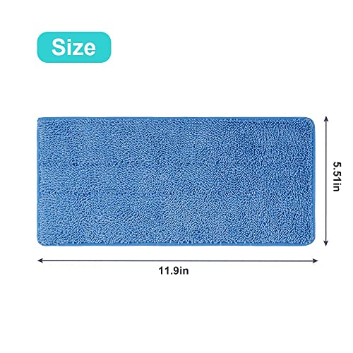 KEEPOW Lot de 5 serpillères de rechange compatibles avec Flash Powermop (Bleu)